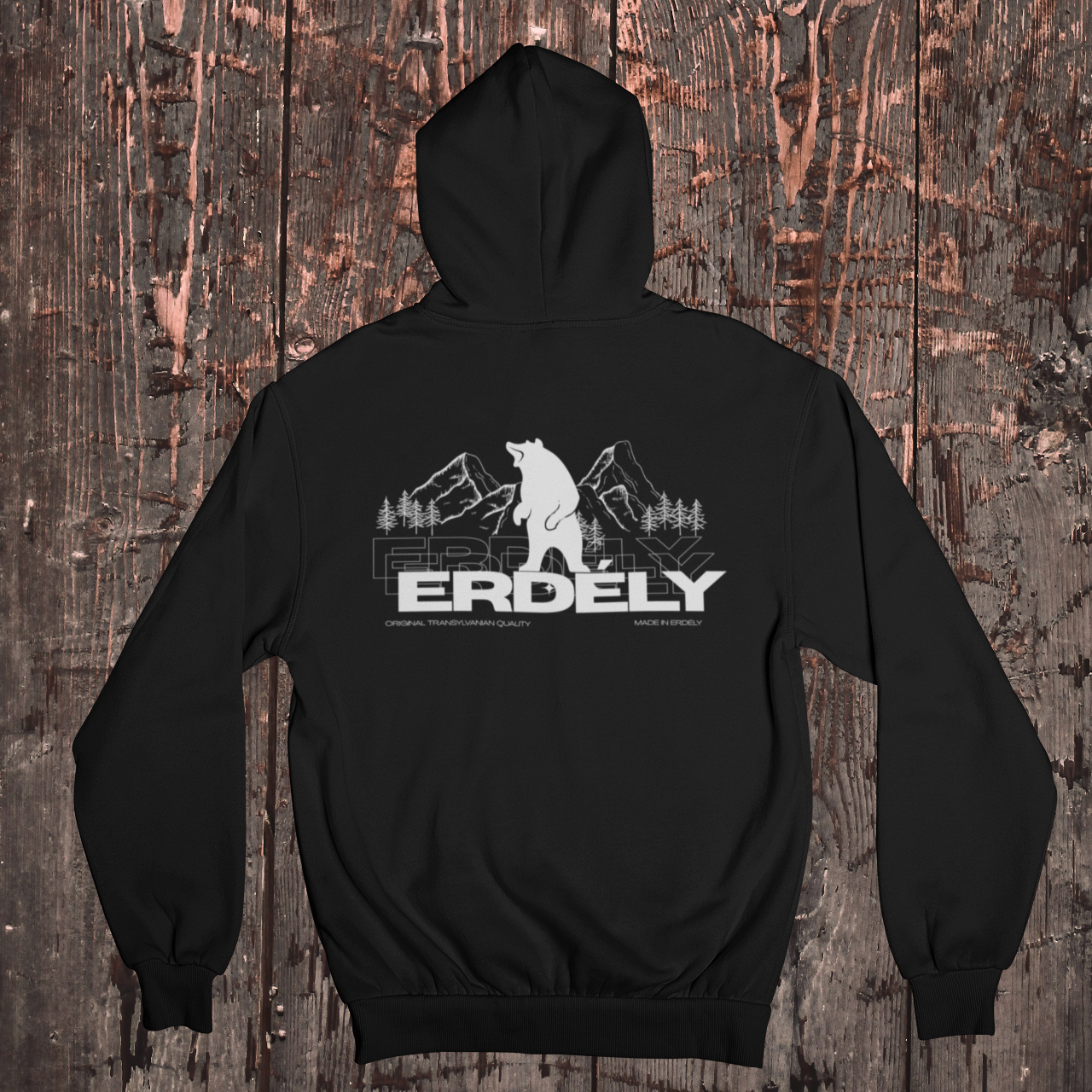 Erdély Dizájn Hoodie - Hátsó Nyomat